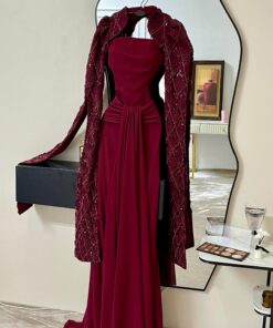 Alternative view of فستان سهرة لون أحمر