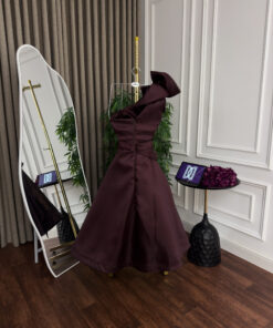 Alternative view of فستان سهرة لون بني