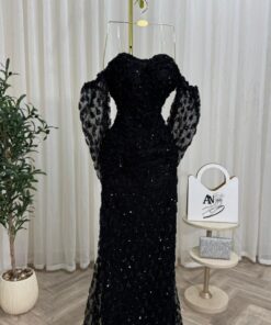 Alternative view of فستان أسود فاخر  أناقة لا حدود لها