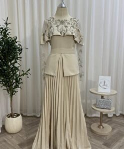 Alternative view of فستان سهرة لون بيج