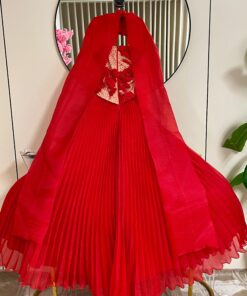 Alternative view of فستان سهرة بلون الأحمر