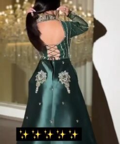 Alternative view of فستان سهرة أخضر