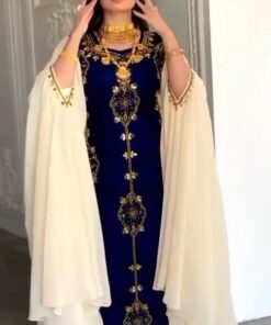 فستان سهرة قطيفة