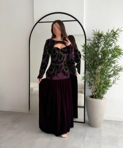 فستان سهرة شتوي