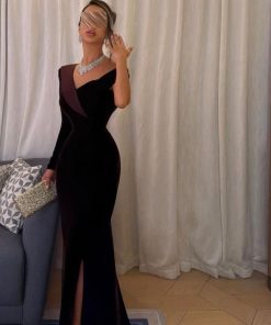 فستان سهرة مخمل