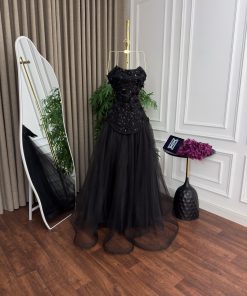 Alternative view of فستان سهرة لون أسود