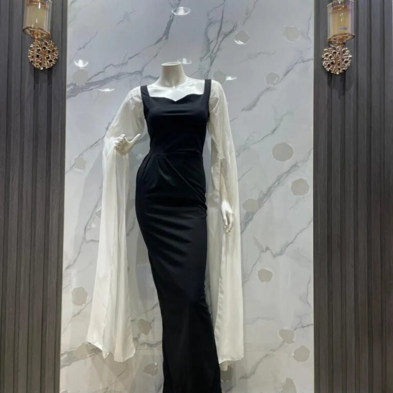 ⁦فساتين سهرة اكمام طويلة⁩ - الصورة ⁦2⁩