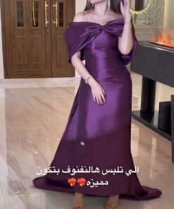 فساتين سهرة بذيل طويل