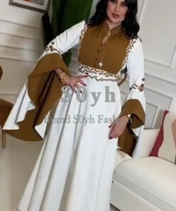 فستان سهرة كم طويل