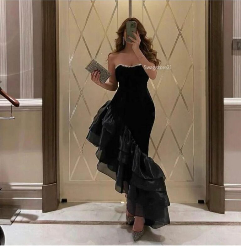 فستان سهرة لون اسود