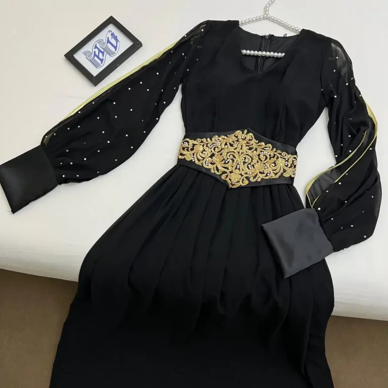⁦فساتين سهرة لون اسود⁩ - الصورة ⁦3⁩