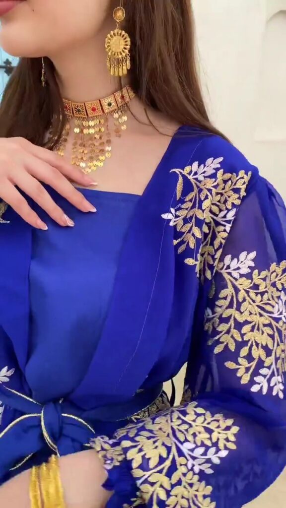 ⁦فستان سهرة شيفون⁩ - الصورة ⁦2⁩