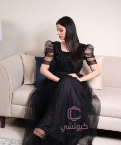 فساتين سهرة لون اسود