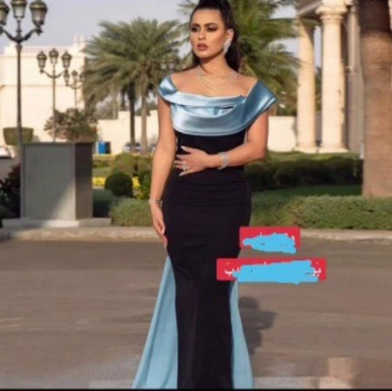 فستان سهرة بذيل طويل روووووعه