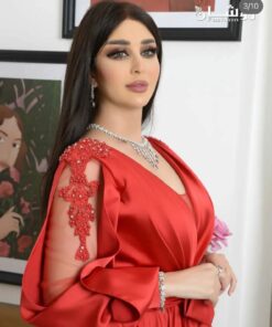 Alternative view of فستان سهرة لون احمر