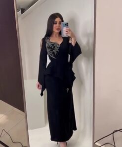 فستان سهرة لون اسود