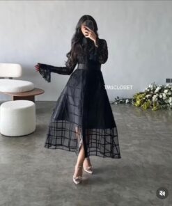 فساتين سهرة لون اسود