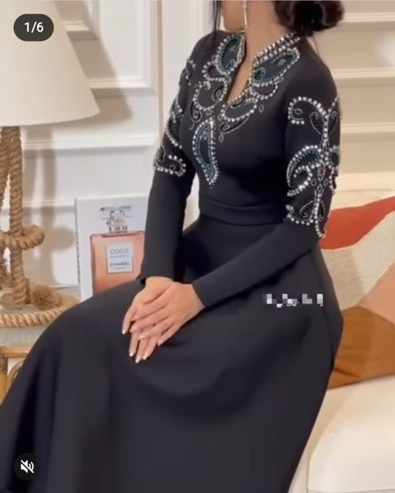 فساتين سهرة لون اسود