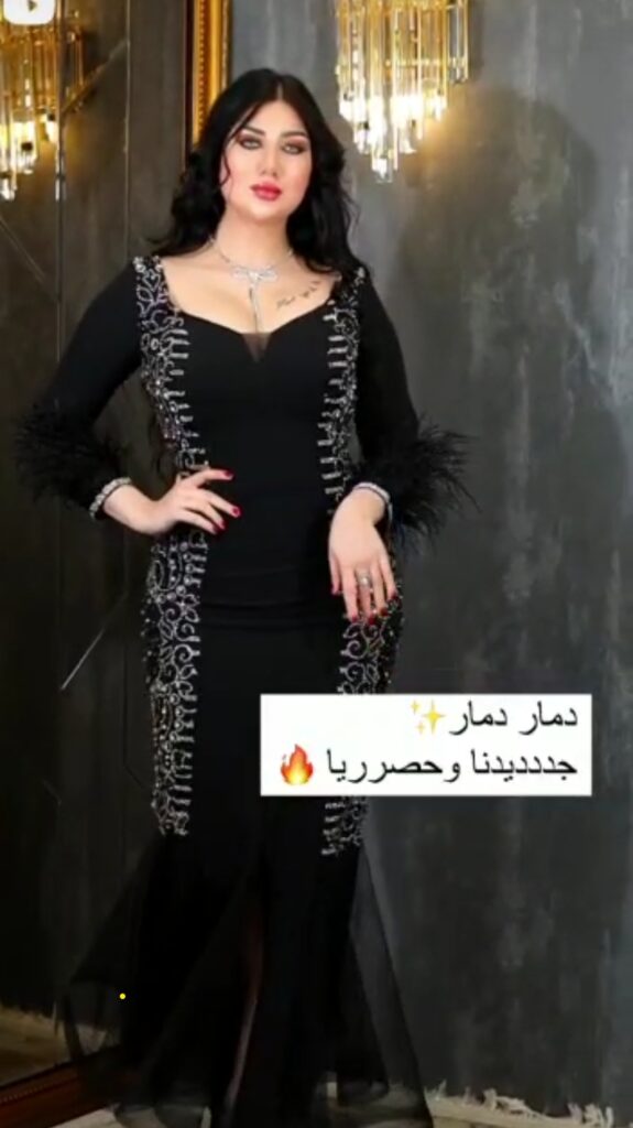 فستان سهرة اسود