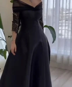 فساتين سهرة لون اسود