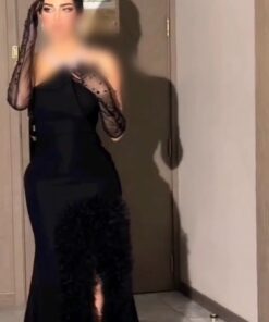 فساتين سهرة لون اسود يجنن