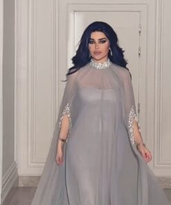 فستان شيفون ناعم كريب