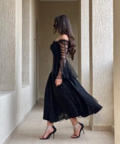 Alternative view of فساتين سهرة لون اسود جميله