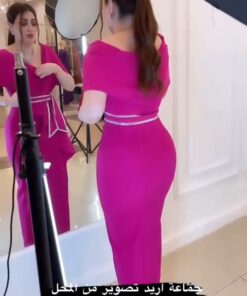 فساتين سهرة فوشيا