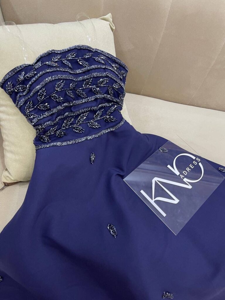 ⁦فساتين لون كحلي⁩ - الصورة ⁦3⁩