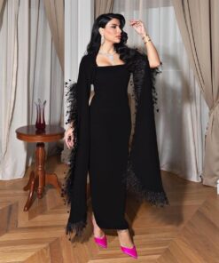 فساتين اكمام طويلة