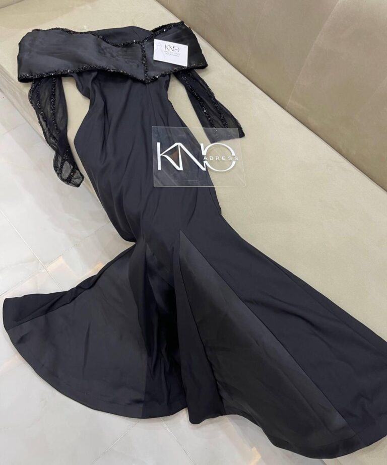 ⁦فستان خطوبة لون اسود⁩ - الصورة ⁦3⁩