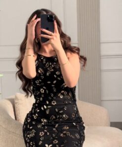 فساتين سهرة لون كحلي