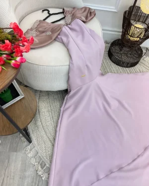 ⁦فستان لون لحمي⁩ - الصورة ⁦3⁩