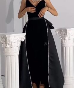فساتين سهرة لون أسود