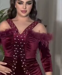 فساتين سهرة مخمل