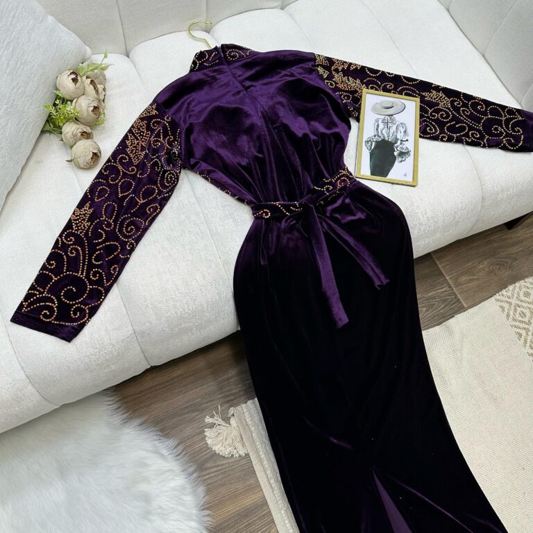 ⁦فساتين سهرة مخمل جميلة⁩ - الصورة ⁦11⁩