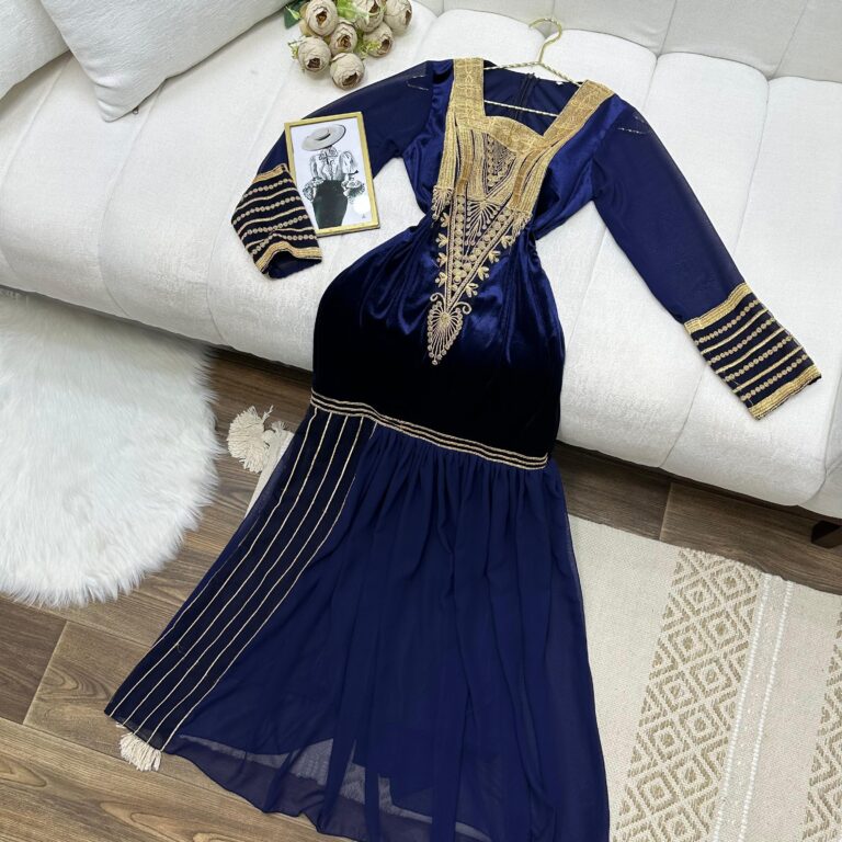 ⁦جلابية عسيري مخمل⁩ - الصورة ⁦2⁩