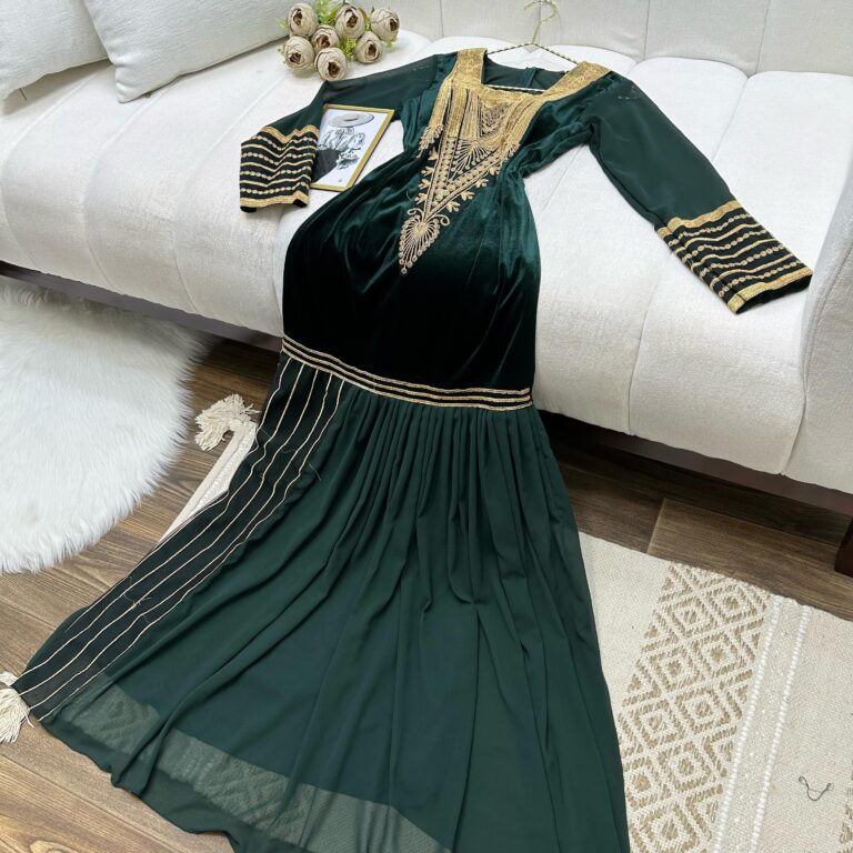 ⁦جلابية عسيري مخمل⁩ - الصورة ⁦7⁩