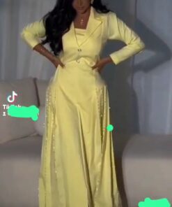 فستان سهرة تفته