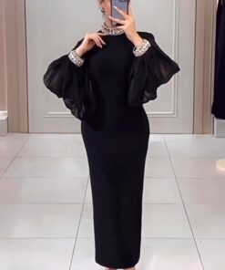 فساتين سهرة لكرا استرتش