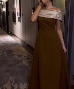 فساتين سهرة كريب استرتش