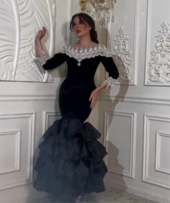 فستان كريب استرتش