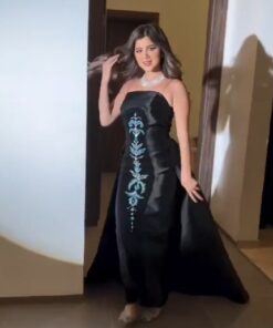 فستان مناسبات أسود جميل