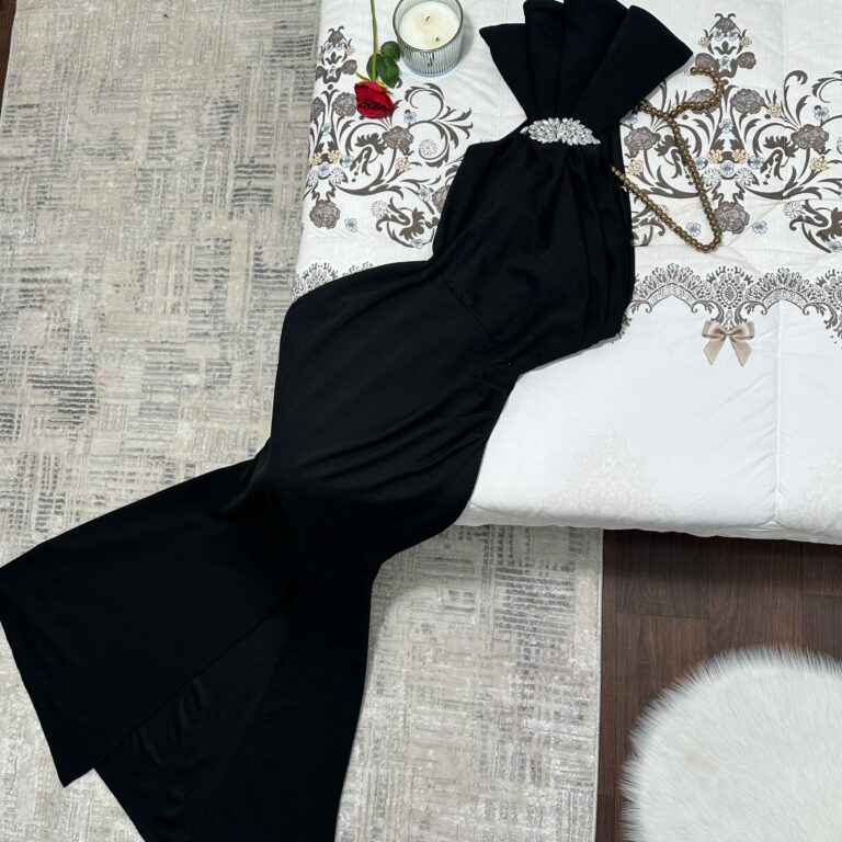 ⁦فساتين سهرة الخامه:  لكرا استرتش⁩ - الصورة ⁦2⁩