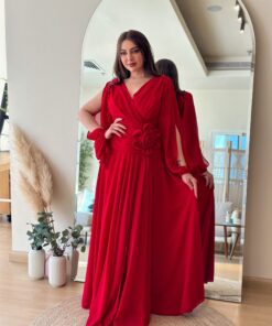 فساتين سهرة الون جميلة