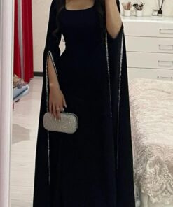 فساتين سهرة كريب استرتش