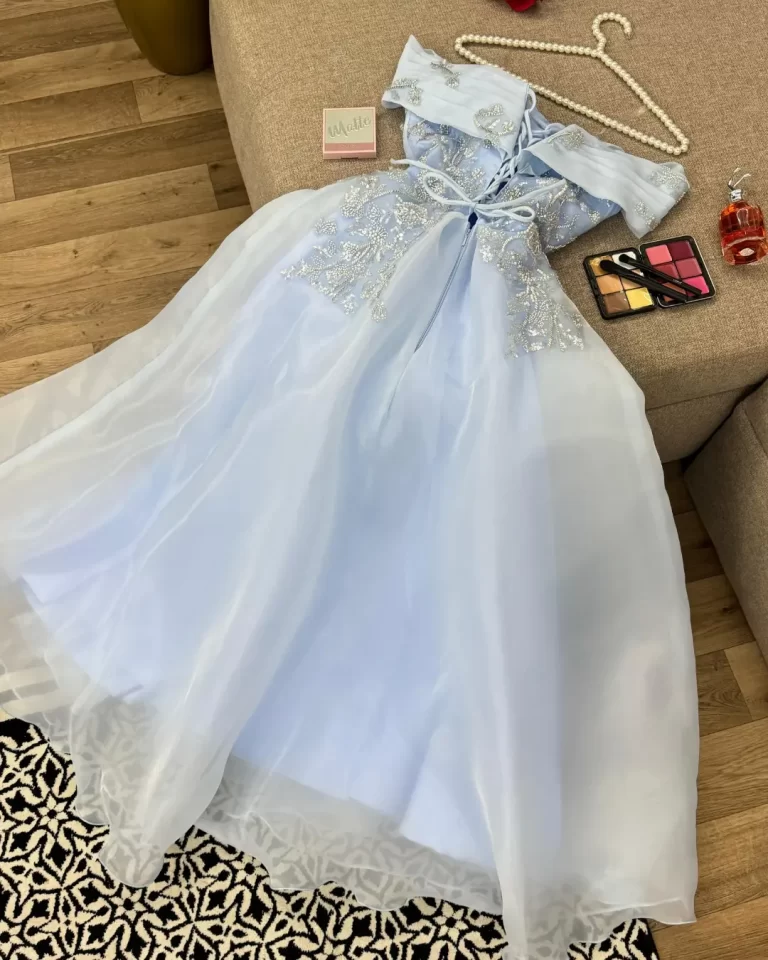 ⁦فستان سهرة منفوشة⁩ - الصورة ⁦3⁩