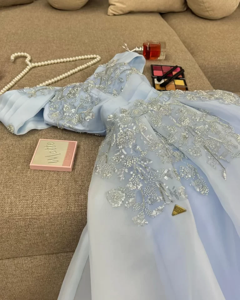 ⁦فستان سهرة منفوشة⁩ - الصورة ⁦5⁩