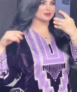 جلابية عسيري مخمل
