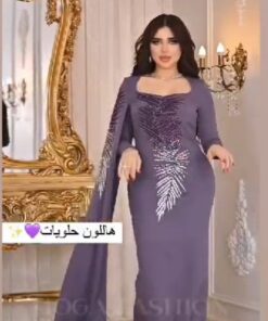 فساتين سهرة كريب استرتش